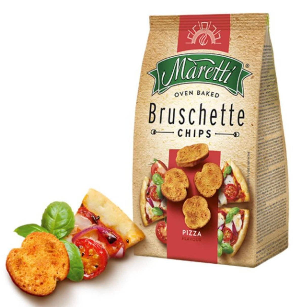 Bruschette Chips Pizza Flavour -Maretti-70gm