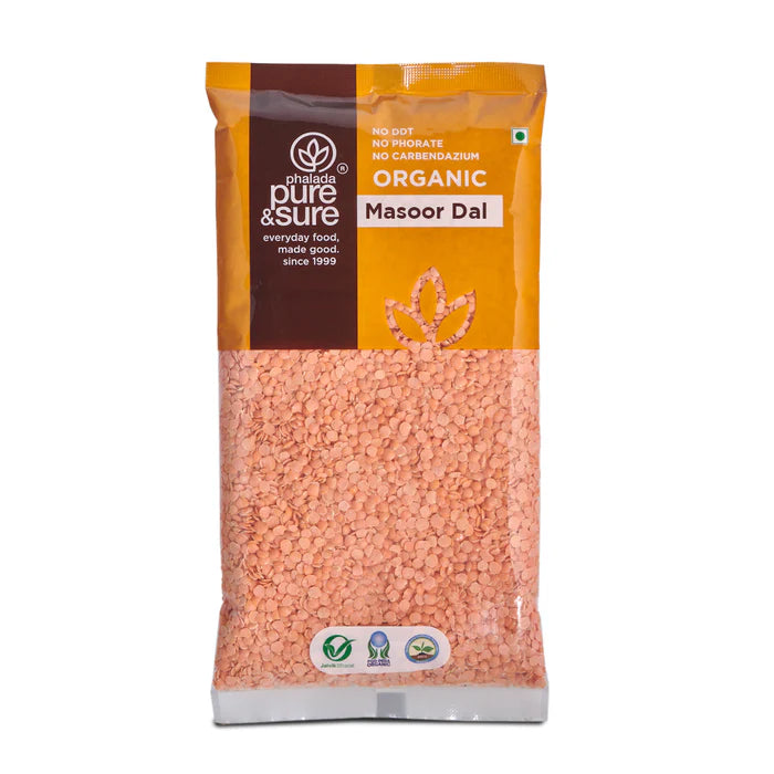 Organic Masoor Dal - Pure & Sure