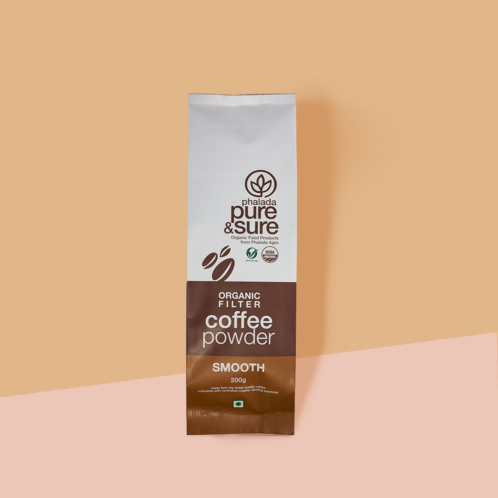 Organic Filter Coffee Powder (Smooth) - Pure & Sure