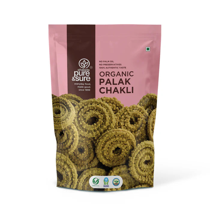 Organic Palak Chakli - Pure & Sure