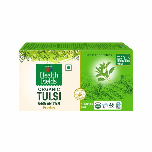 Organic Tulsi Green Tea Premium
