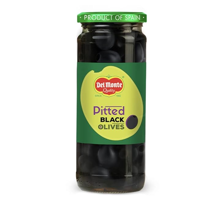 Del Monte Black Pitted Olives 450g