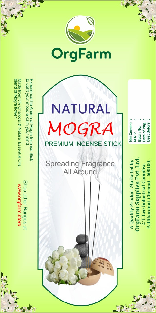 Mogra Premium Incense Sticks - 30Sticks