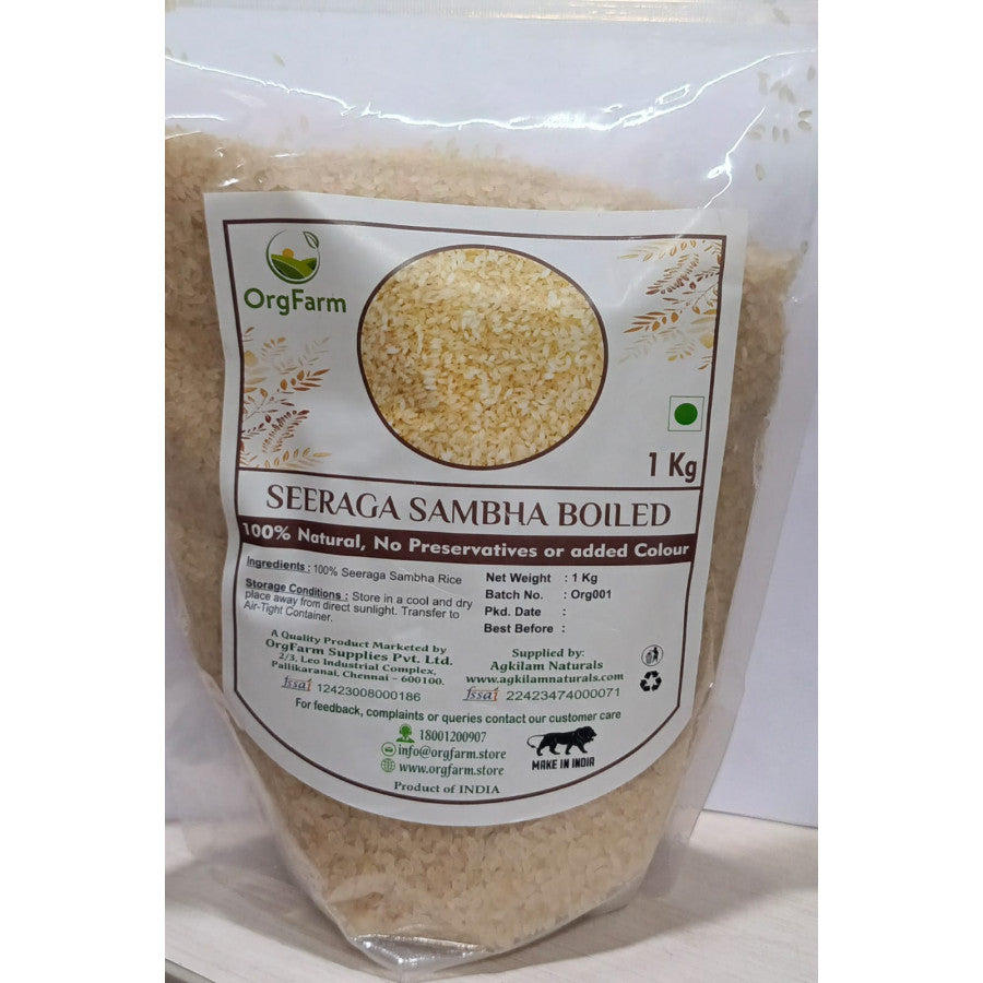 Seeraga Samba Boiled Rice