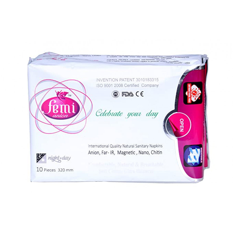 Natural Extra Large Sanitary Napkins - Femi Health Care