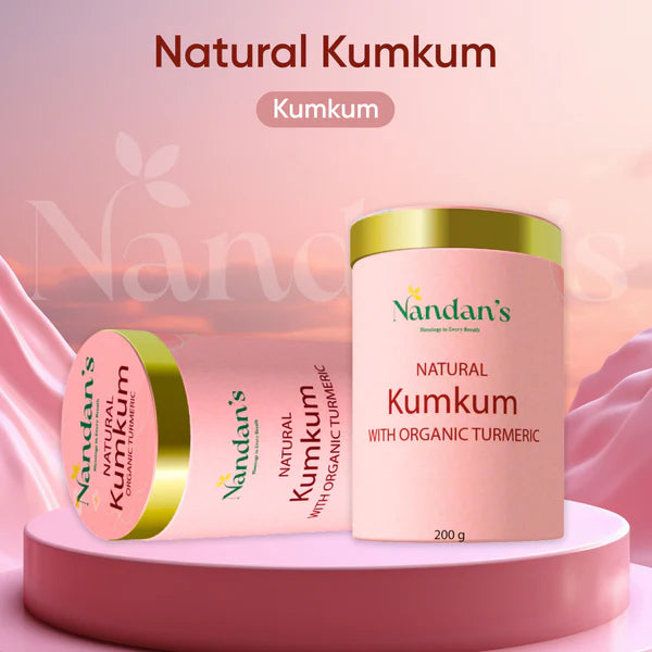 Natural Kukkum With Organic Turmeric Powder-Nandan's