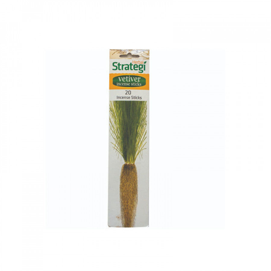 Herbal Vetiver Aromatic Incense Sticks - Herbal Strategi